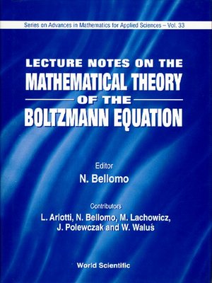 cover image of Lecture Notes On Mathematical Theory of the Boltzmann Equation